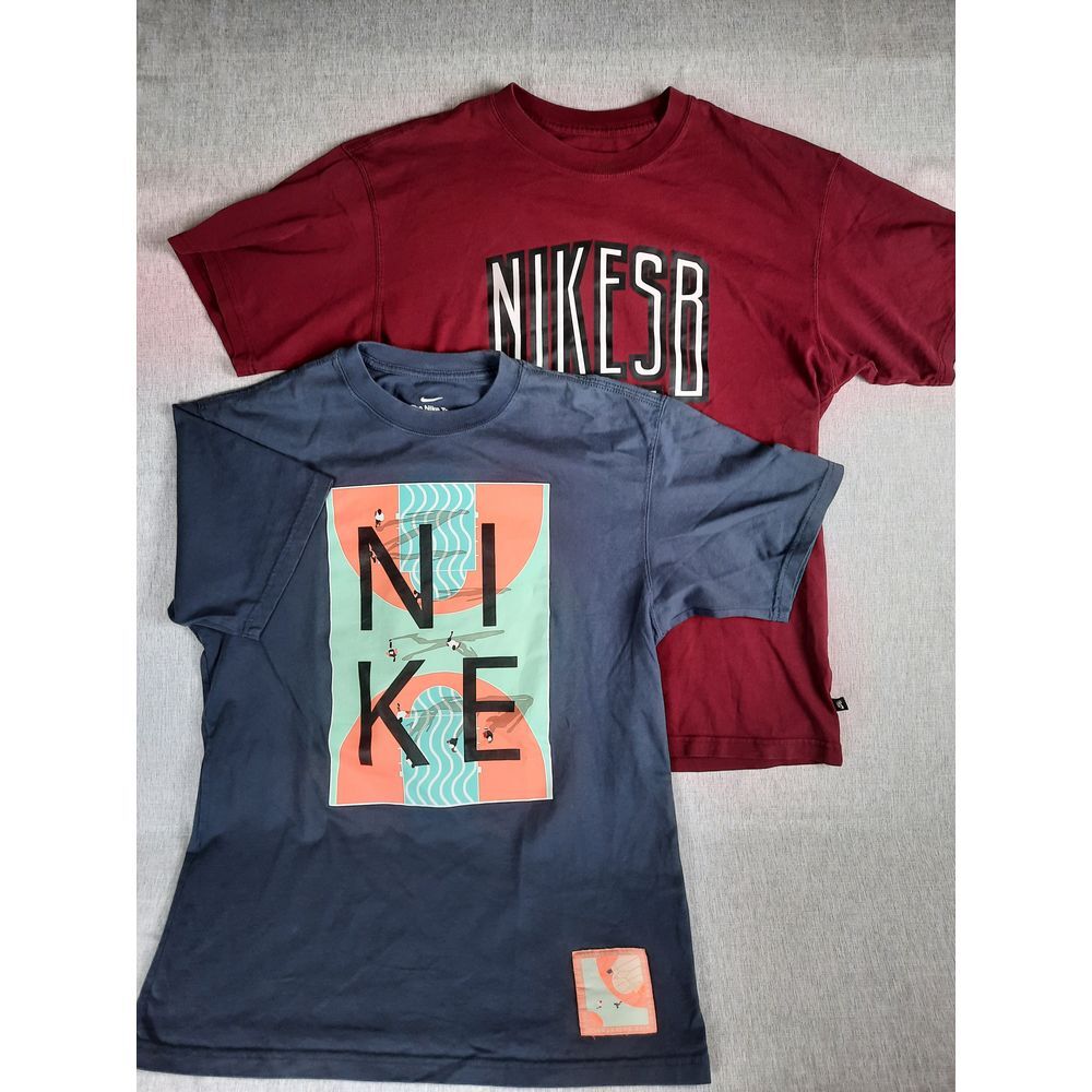 The Nike SB Tee Loose Fit Men 2of Small Pullover T-Shirt S/S Art Logo Cotton